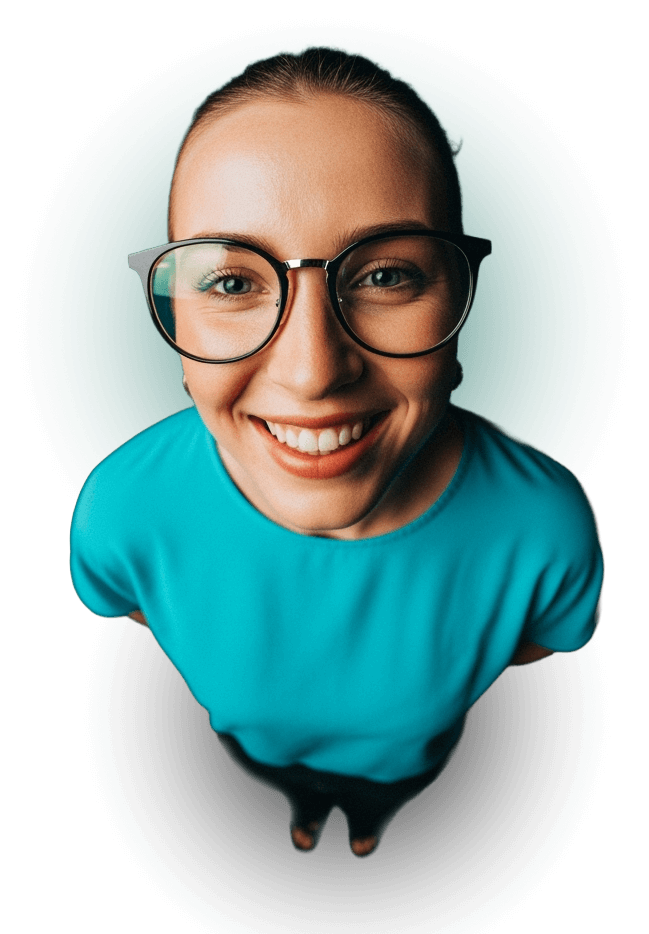 An Australian business communications user smiling.